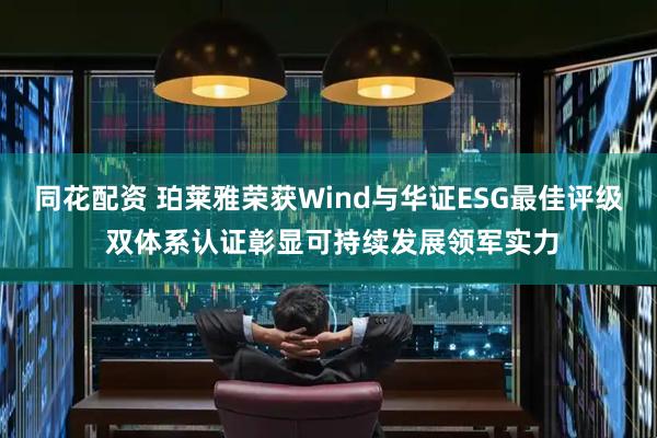 同花配资 珀莱雅荣获Wind与华证ESG最佳评级 双体系认证彰显可持续发展领军实力