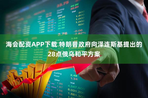 海会配资APP下载 特朗普政府向泽连斯基提出的28点俄乌和平方案